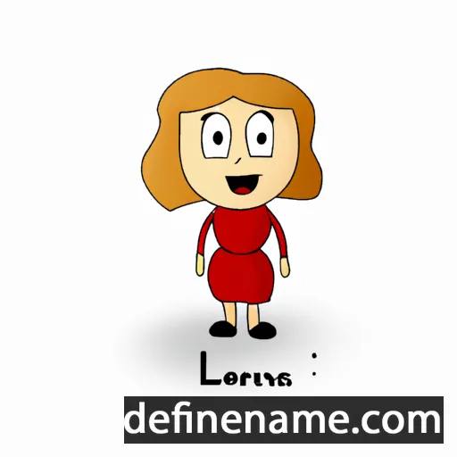 cartoon of the name Larona