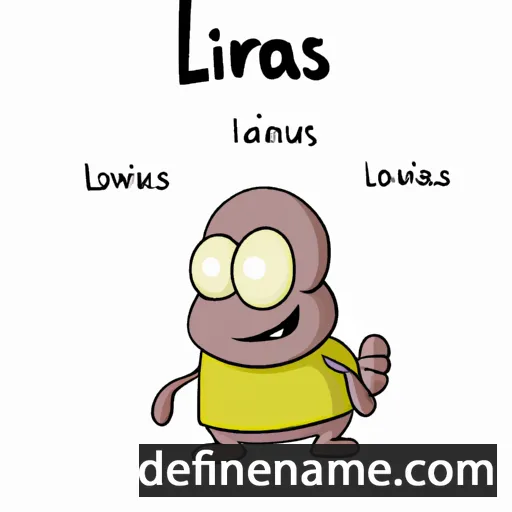 cartoon of the name Larvas