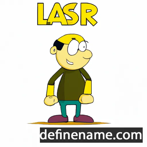 cartoon of the name Lasar