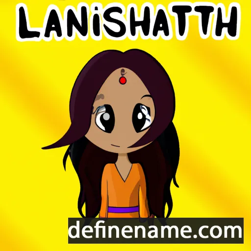 cartoon of the name Lashanti