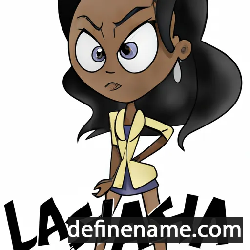 cartoon of the name Lasharna