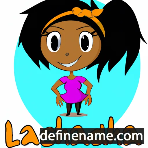 cartoon of the name Lashaundra