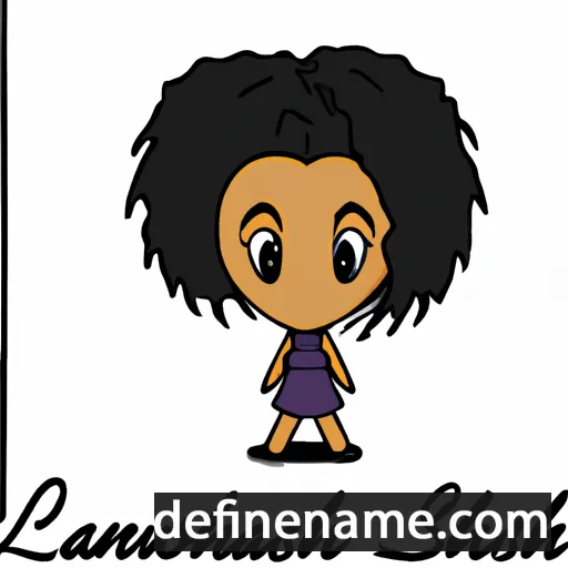 cartoon of the name Lashawna