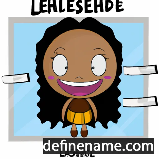 cartoon of the name Lashondell