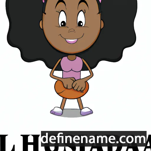 cartoon of the name Lashunda