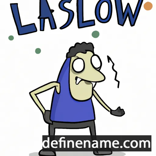 cartoon of the name Laslow