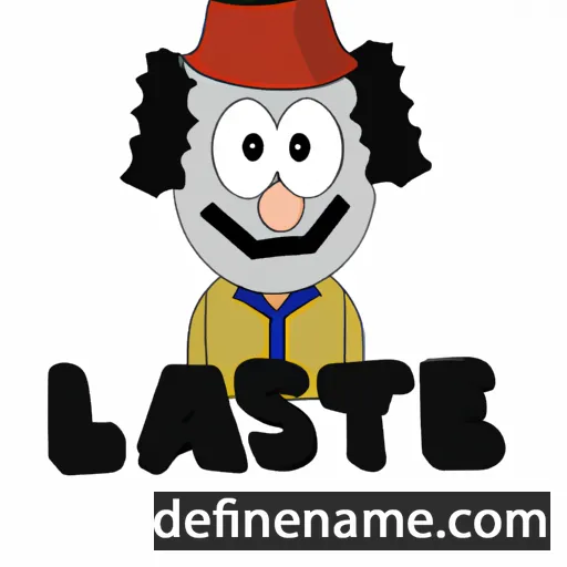 cartoon of the name Lastie