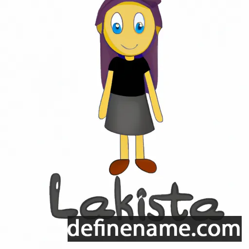 cartoon of the name Lastikka