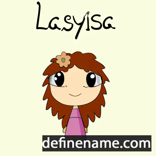 cartoon of the name Lasylvia