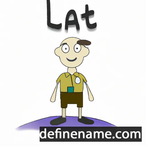 cartoon of the name Lat