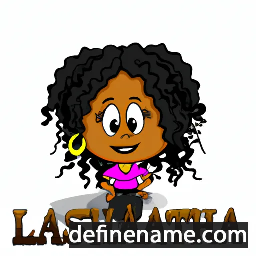 cartoon of the name Latarsha