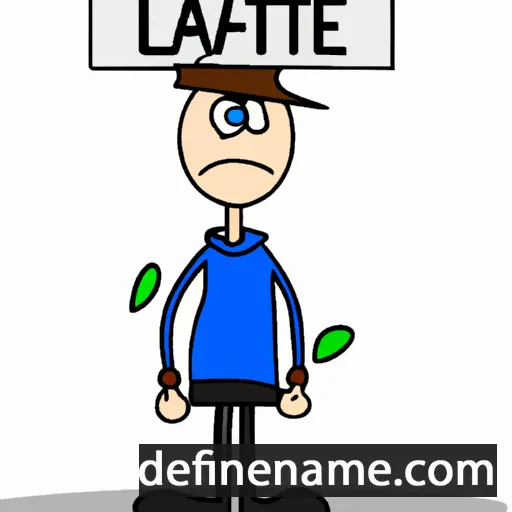 cartoon of the name Late