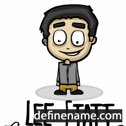 cartoon of the name Lateef