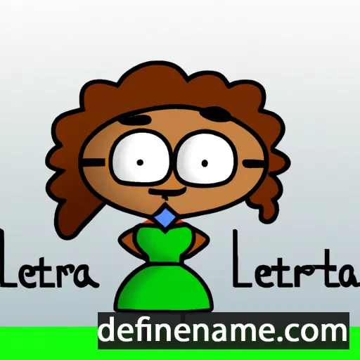 cartoon of the name Laterrica