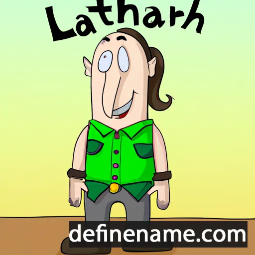 cartoon of the name Latharn