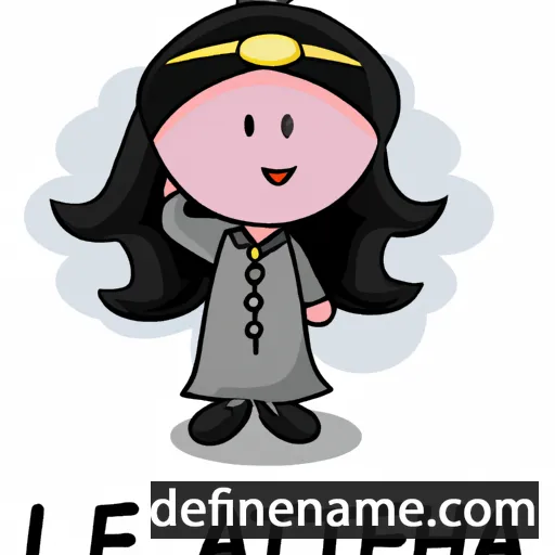 cartoon of the name Latheefa