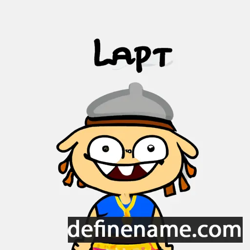 cartoon of the name Latip