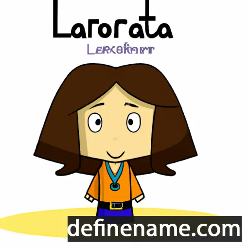 cartoon of the name Latora