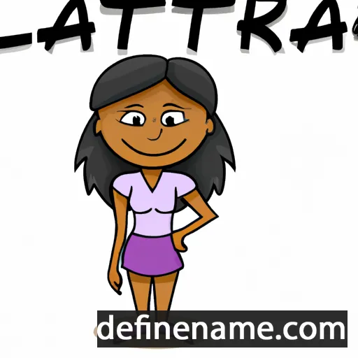 cartoon of the name Latoria