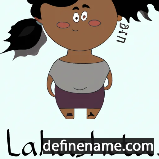 cartoon of the name Latosha