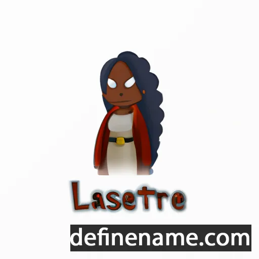 cartoon of the name Latrease