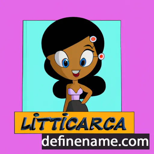 cartoon of the name Latricia