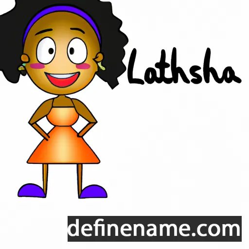 cartoon of the name Latrisha