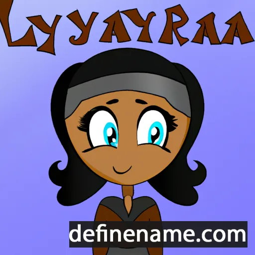 cartoon of the name Latyra