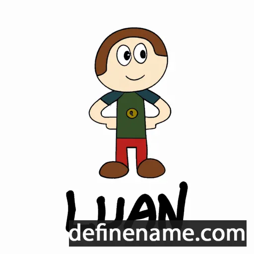 cartoon of the name Lauan