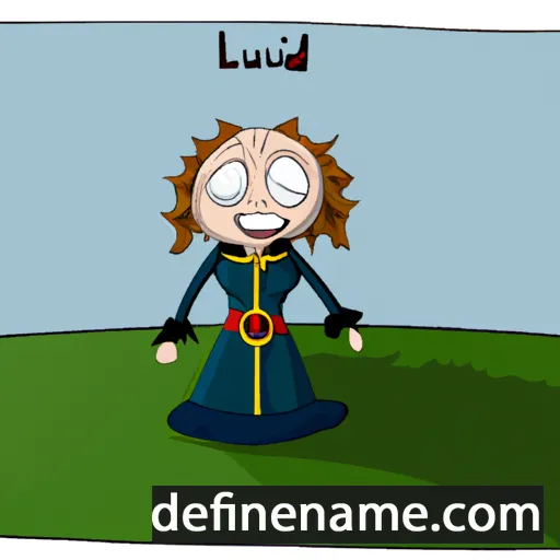 cartoon of the name Laufhildur