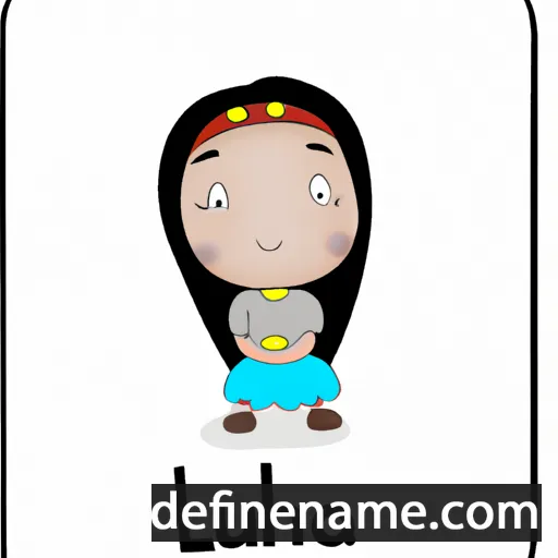 cartoon of the name Lauha