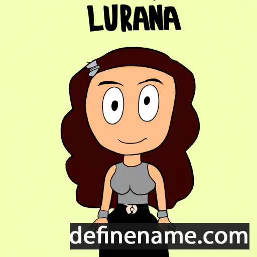 cartoon of the name Laurana