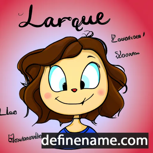 Lauréane cartoon