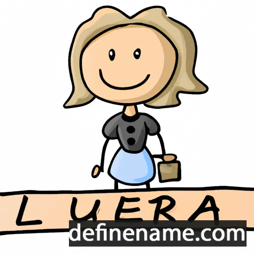 cartoon of the name Laurea