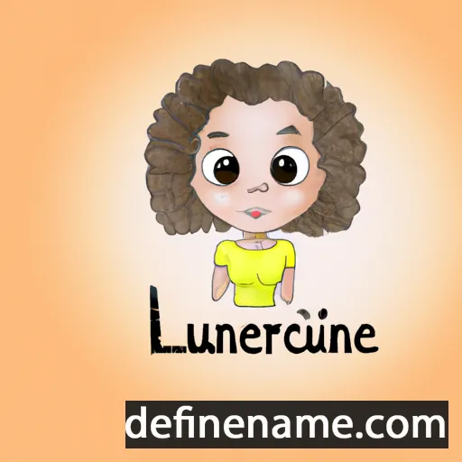 cartoon of the name Laurencine