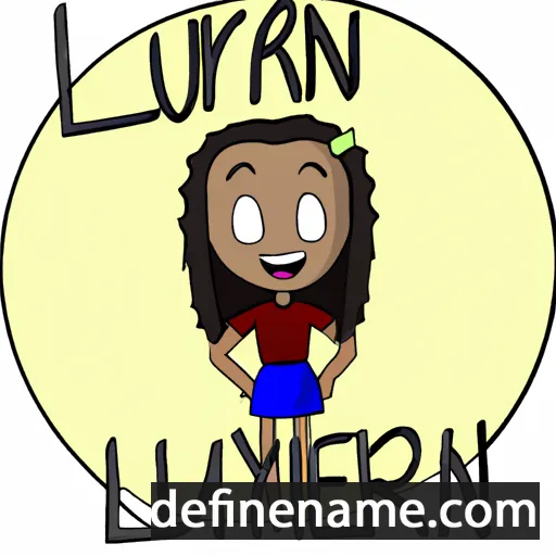 cartoon of the name Laurentyn