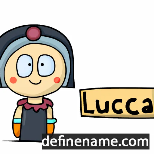 cartoon of the name Laurica