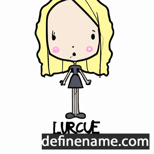 cartoon of the name Laurice