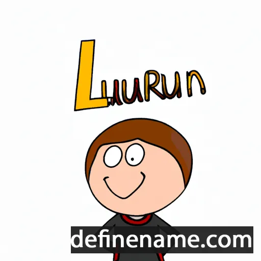 cartoon of the name Laurien