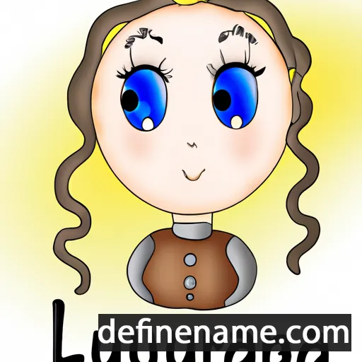 cartoon of the name Lauriina