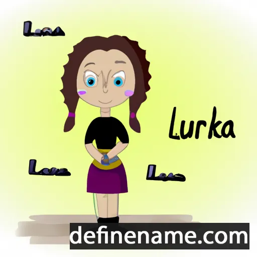 Laurika cartoon