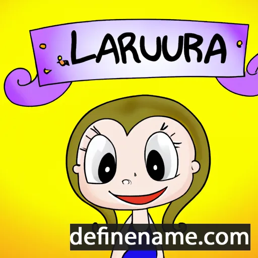 Laurinha cartoon