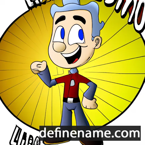 cartoon of the name Laurino