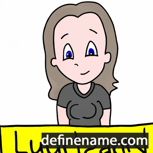 cartoon of the name Laurren