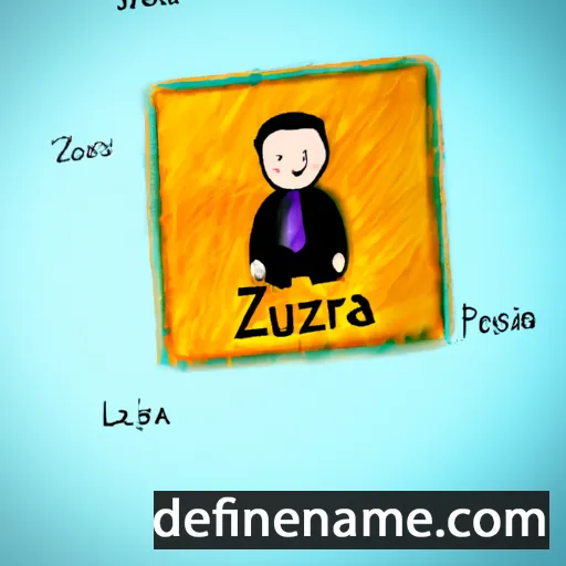 cartoon of the name Lauruzza