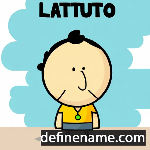 cartoon of the name Lautaro