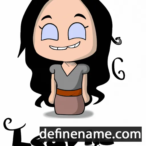 cartoon of the name Lavaeh