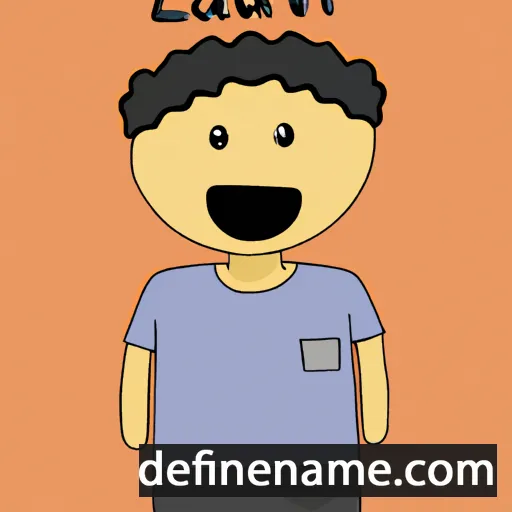 cartoon of the name Lavan