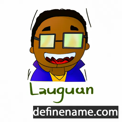 cartoon of the name Lavaughn