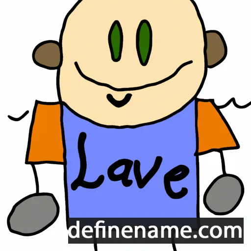 cartoon of the name Lave